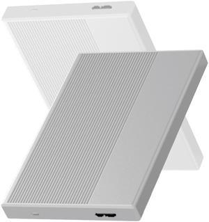 1TB External Hard Drive USB 3.0 Portable Hard Drive 2.5 inch External HDD High-Speed Data Transfer Storage and Backup Drive for PS4, PS5, Desktop, PC, Laptop, MAC, Gaming Console (Silver)