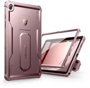 Dexnor Case for Samsung Galaxy Tab A9 Plus 2023, [Built-in Screen Protector & Kickstand] Heavy Duty Shockproof Full Body Protective Tablet Cover for Galaxy Tab A9+ 11 Inch, Pink