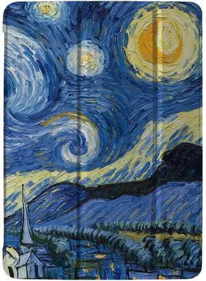 DuraSafe Cases for iPad Air 1st Generation 9.7 PC Cover A1474 MD785LL/A MD788LL/A MD788CH/A A1475 MD786LL/A MD789LL/A MD898LL/A ME906LL/A A1476 ME993LL/A ME999LL/A MF020LL/A - Stellar Night Painting