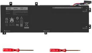 56WH RRCGW H5H20 0RRCGW School Laptop Battery for Dell XPS 15 9550 15-9550 9560 9570 Precision 15 5510 5520 5530 Series P56F P56F001 5D91C 62MJV M7R96 0RRCGW 062MJV Mobile Workstation Notebook