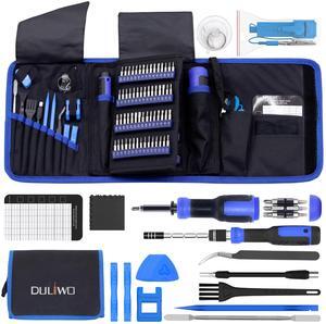 DULIWO Precision Screwdriver Set, 191-in-1 Multi-Bit Screwdriver 1/4 Inch Nut Driver, 164 Bits Magnetic Computer Repair Tool, Electronics Tool Kit for iPhone, MacBook, Laptop, PC, Tablet, PS4, Xbox