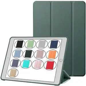 DuraSafe Cases for iPad Air 2nd Gen 2014 9.7 inch Case A1566 MGLW2LL/A MGL12LL/A MH0W2LL/A A1567 MGKM2LL/A MH182LL/A MGKL2LL/A MGTY2LL/A MH1J2LL/A MGTX2LL/A MH2V2LL/A MH2W2LL/A MH2U2LL/A - Dark Green