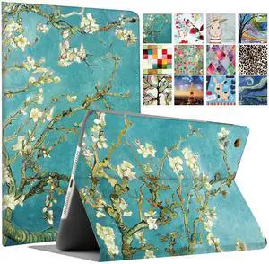 DuraSafe Cases for iPad Mini 3 2 1 Generation 7.9 Inch [ Mini 3rd 2nd 1st ] A1599 A1600 A1489 A1490 A1491 A1432 A1454 A1455 Printed Folio Magnetic Smart Sleek & Classic Design Cover - Blossom