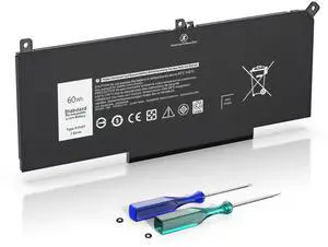 YUERYE F3YGT Latitude 7490 Battery 7480 Battery for Dell Latitude 12 7000 7280 7290/13 7000 7380 7390/14 7000 7480 7490 P28S P28S001 P73G P73G002 Series DM3WC KG7VF P73G 451-BBYE 453-BBCF