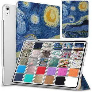 DuraSafe Cases for iPad Air 6th Air 11 2024 Air 5th 2022 Air 4th 2020 Gen [iPad Air 6/5 / 4/11 ] A2588 A2316 MM6R3LL/A MM6T3LL/A MYHX2LL/A MYJ22LL/A Printed Lightweight PC Clear - Starry Night