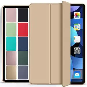 DuraSafe Cases for iPad 7.9 Inch Mini 3 Mini 2 Mini 1 Gen [Mini 3rd 2nd 1st ] A1599 A1489 A1432 Protective Durable Shock Proof Supportive Magnetic Dual Angle Stand Cover - Brass Golden