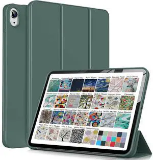 DuraSafe iPad 10.9 inch 10th Generation 2022 Case A2696 MPQ13LL/A MPQ33LL/A MPQ03LL/A MPQ23LL/A A2757 MPQ93LL/A MPQC3LL/A MPQ83LL/A A2777 MPQA3LL/A MQ6K3LL/A MQ6L3LL/A - Dark Green