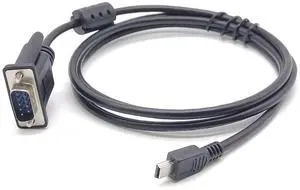 Elecbee Mini USB to RS232 Serial Adapter RS232 DB9 Male Converter Cable 1M