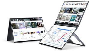EHOMEWEI Dual Stacked Monitor 16"*2 Laptop Expansion Screens 2560 * 1600 * 2 60Hz 100DCI-P3 HDR for Windows MacOS X2 Pro