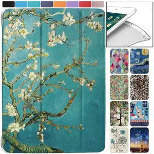 DuraSafe Cases for iPad 10.5 Inch Air 3rd Gen [ PRO 10.5 Air 3 ] 2017/2019 A1701 A2152 A2123 MUUL2LL/A MUUK2LL/A MUUJ2LL/A MQDX2LL/A Smart Adjustable Stand Feature Printed Flip Case - Blossom
