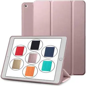DuraSafe Cases for iPad Air 2nd Gen 2014 9.7 inch Case A1566 MGLW2LL/A MGL12LL/A MH0W2LL/A A1567 MGKM2LL/A MH182LL/A MGKL2LL/A MGTY2LL/A MH1J2LL/A MGTX2LL/A MH2V2LL/A MH2W2LL/A MH2U2LL/A - Rose Gold