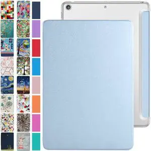 DuraSafe Cases for iPad Mini 8.3 Inch 6 Gen [ Mini 6th Generation 2021 ] MK893LL/A MLX43LL/A MK8E3LL/A MK8C3LL/A Trifold PC Lightweight Smart PU Leather Protective Hard Back Cover - Light Blue