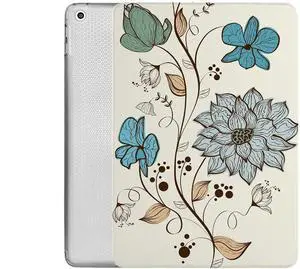 DuraSafe Cases for iPad 6 5 9.7 Inch [iPad 2018 6th iPad 2017 5th Gen ] A1893 A1822 A1954 MP252LL/A MPGA2LL/A MRM52LL/A MR702LL/A MR6Y2LL/A Printed Case TPU Heat Dissipation Back - Watercolor Flowers