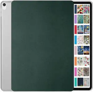 DuraSafe Cases for iPad 2017 PRO 12.9 Inch 2 Gen [ 2nd Generation ] A1670 A1671 MQDC2LL/A MQDD2LL/A MQDA2LL/A MP6H2LL/A Slim Hard Shell Protective Stand Cover - Dark Green