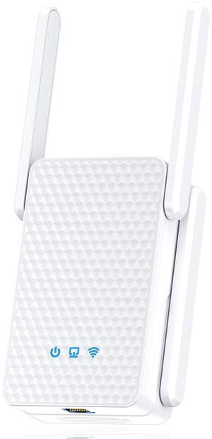 2024 AX3000 WiFi 6 Extender Signal Booster, 3Gbps High-Speed Internet Extender WiFi Booster for Home, Dual Band 5GHz & 2.4GHz Wireless WiFi Repeater W/Gigabit Ethernet Port, 1-Tap Setup