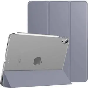 DuraSafe Cases for iPad Air 4/5/6 - Slim, Lightweight Protective PC with Dual Angle Stand - Gray