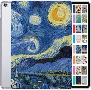 DuraSafe Cases for iPad 2013 Air 1st Gen 9.7 PC Case A1474 MD785LL/A MD788LL/A MD788CH/A A1475 MD786LL/A MD789LL/A MD898LL/A ME906LL/A A1476 ME993LL/A ME999LL/A MF020LL/A MF021LL/A - Starry Night