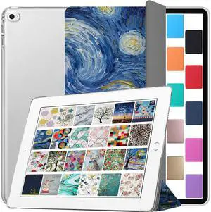 DuraSafe Cases for iPad PRO 1st Gen 2015 12.9 Inch [ 1 Gen ] ML0H2LL/A ML0G2LL/A ML0N2LL/A ML0Q2LL/A ML0R2LL/A ML0V2LL/A Printed iPad Cover with Translucent Frosted Hard Back - Starry Night