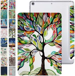 DuraSafe Cases for iPad PRO 11 1st 2018 [ PRO 11 Inch 1 Generation ] A1980 A1934 MU0T2LL/A MU0Y2LL/A MTXN2LL/A MTXP2LL/A Trifold Printed PC Lightweight Protective Clear Back Cover - Olivia Tree