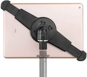 GRIFITI NOOTLE Music MIC Stand RETROFIT Adjustable Large to Standard Universal Tablet Holder Music Stand Adapter - Adaptor 5/8" 27 Female to 1/4" 20 Male Mini Ball Head Ipad Mount 9.5-14.5 in Tablets