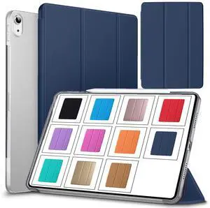 DuraSafe Cases for iPad Air 5th Gen 10.9" 2022 Case A2589 A2591 MM9E3LL/A MM9D3LL/A MME23LL/A MM9C3LL/A MM9F3LL/A MM9N3LL/A MM9M3LL/A MME63LL/A MM9L3LL/A MM6U3LL/A MM6R3LL/A MM6T3LL/A Navy Blue