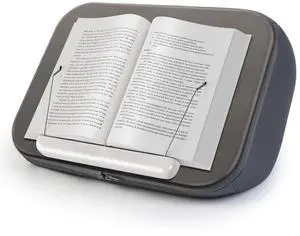 elitehood Book Stand, Comfortable Book Stand with Pillow Pad for Hand Free Reading in Bed, Bed Book Lap Holder - Minimize Neck Strain & Perfect Idea for Book Lovers in Dorm Room or Anywhere