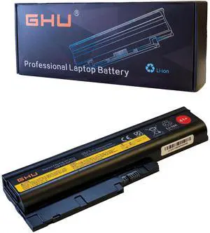 GHU New Battery 57 Wh Compatible with IBM Lenovo ThinkPad R60 R61E T60 T60P T500 W500 Z60M Z61M Z61P Z60 Z61E SL500 SL400 SL300 40Y6795 92P1141 92P1141 92P1137 92p1128 92p1130 92p1141