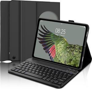 Google Pixel Tablet Keyboard Case 11 inch 2024/2023, Magnetic Detachable Wireless Bluetooth Keyboard, Slim Folio Smart Cover with Pencil Holder, Pixel Tablet Case, Support Charging Speaker Dock Black