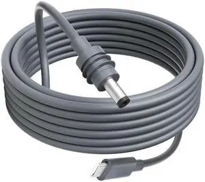 JOSTART - USB C to DC Power Cable for Starlink Mini,(33FT / 10M) 100W Type-C Charging Cord for Starlink Mini Replacement Cable, Work with 65W+ PD Source,Outdoor Waterproof