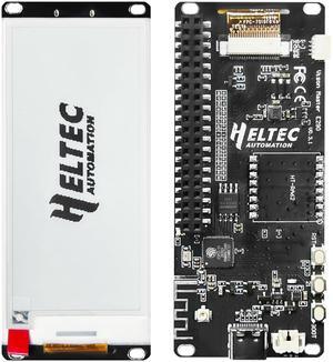 Heltec Meshtastic ESP32 SX1262 LoRa Smart Price Tag E-Paper Monitor Development Board 2.90-inch Black White E-Ink Display Screen Bluebooth WiFi Compatible with Arduino (902-928MHz)