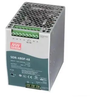 MedInnov SDR-480P-48 480W 48V 10A DIN Rail Power Supply - 94% Efficiency, Active PFC, Parallel for High-Power Machine & Electrical Equipment, Reliable Power, Easy Install