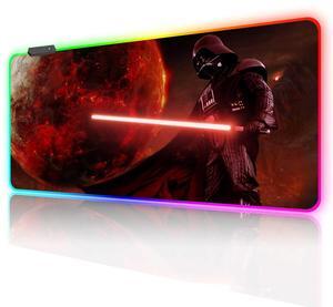 Large Gaming RGB Mouse Pad Custom Mouse Pads, Mousepad with Non-Slip Rubber Base and Stitched Edges Mouse Mat, Big Desk Pad for Computer Keyboard, Office Desk Mat for Desktop,31.5x15.7 Inch