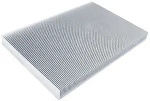 Large Aluminum Heatsink 300 x 200 x 25mm / 11.81 x 7.87 x 0.98 inch Skived Fins Heat Sinks Cooler Cooling Radiator for LED LCD CHIP Electronic Amplifier Transistor Semiconductor Heat Dissipation