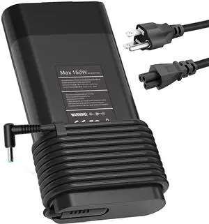 150W AC Adapter HP Laptop Charger for HP OMEN by 15 17,Zbook 15 G3 G4 G5 G6,Zbook Studio G3 G4 G5 G6 G7 G8,Fury 15 17 G7 G8 Laptop Power Supply