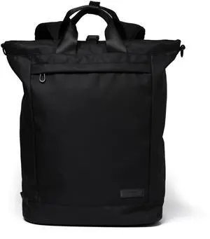 LAUBERIRE BOLD 3-WAY Convertible Totepack (backpack, tote bag, 17" laptop bag), Multipurpose, Business, Casual, City Travel, Work, Office and Business Trip - Black, Large size