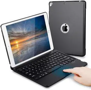 LAVO-TECH Wireless Bluetooth Keyboard Case 10.2" 10.5" with Touchpad for iPad 9th 8th 7th Gen, iPad Air 3rd, iPad Pro 10.5", Smart Wireless Keyboard Case 360deg Full Protection Cover