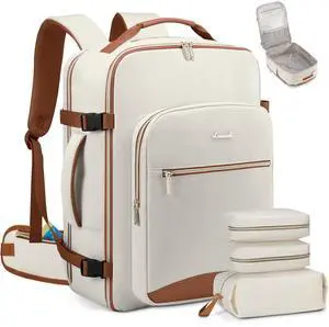 LOVEVOOK Travel Backpack for Women with Waist Strap,40L Cute Carry on Backpack Travels Essentials Personal Item Backpack for Traveling on Airplane,Large Carry on Luggage Travel Bag Flight Approved