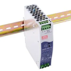 DynMach WDR-60-12 60W 5V 10A High-Efficiency Metal Enclosure Power Supply for Industrial Automation