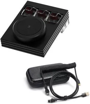 NLOFIN USB C Coiled Cable forGaming Keyboard+Macro KeyboardProgrammable Keypad