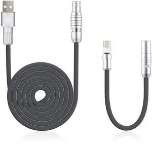 Ordinary Labs FLEMO USB C Cable, Ultimate Performance FLEMO Connector USB-C Cable, Data Transfer Keyboard Cable, Durable Silicone Charging Cable, USB-A to USB-C, 3.3FT (Black)