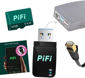 PiFi - Transform Raspberry Pi into 1300Mbps VPN Router in Seconds - OpenWRT, High-Speed VPN, USB 3.0 Wireless, AdGuard & More (for Pi 4 & 5)