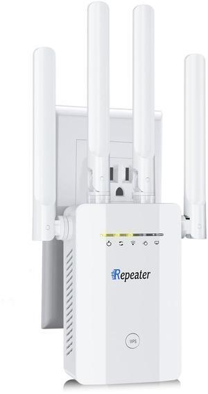 2025 New WiFi Extender Signal Booster, Wireless Internet Repeater Routers with Ethernet Port, 1-Tap Setup