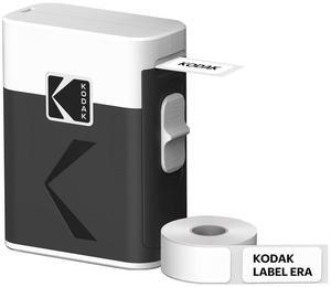 KODAK Label ERA Label Maker Machine, White (Label Printer with 1 Roll Sticker Label)