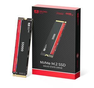 SAN ZANG MASTER S5000 SSD 512GB NVMe M.2 PCIe Gen 4x4, M.2 2280 3D NAND NVMe Internal Solid State Drive, Read Speeds Up to 4900MB/s, Upgrade Storage for PC Computer, Laptop. (with Heatsink)