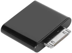 30 Pin Bluetooth Adapter, 2.42-2.480GHz Stereo Audio Adapter, 10M Bluetooth Dongle Adapter Transmitter, for iPods Manufactured After 2007 (Black)