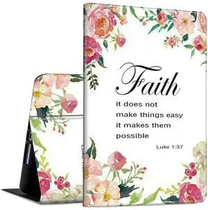 Case for  Kindle Fire Max 11 Tablet (13th Gen, 2023 Release) 11" PU Leather Slim Folding Adjustable Stand Smart Cover with Auto Wake/Sleep for Fire 11 Max Tablet,1-37 Bible Verse Christian
