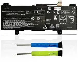 AURUNHO GM02XL 917725-855 Laptop Battery Replacement for HP Chromebook 14 G5 G6 Chromebook X360 11 G1 G6 EE Chromebook 11 G6 G7 EE Series HSTNN-DB7X 917679-271 HSTNN-UB7M 7.7V 47.3Wh
