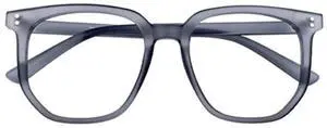 Oversized Square Reading Glasses for Women Men Blue Light Blocking Eyeglasses Frame Cute Comfortable Blue