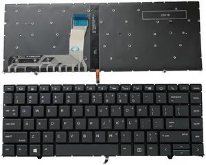 Siakoocty Laptop Replacement US Layout with Backlight Keyboard for HP ZBook Studio X360 G5 Elitebook 1050 G1 HSN-Q11C XW1 SG-91610-74A SN6173BL