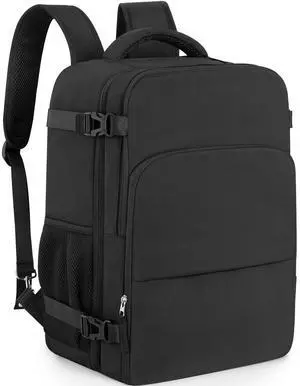 Snoffic Travel Backpack for Women Men,Travel Laptop Backpack w/USB Charging Port, Waterproof Travel Backpack Carry On Flight Approved,Weekender Business Hiking Bag,Laptop Backpack 15.6 inch